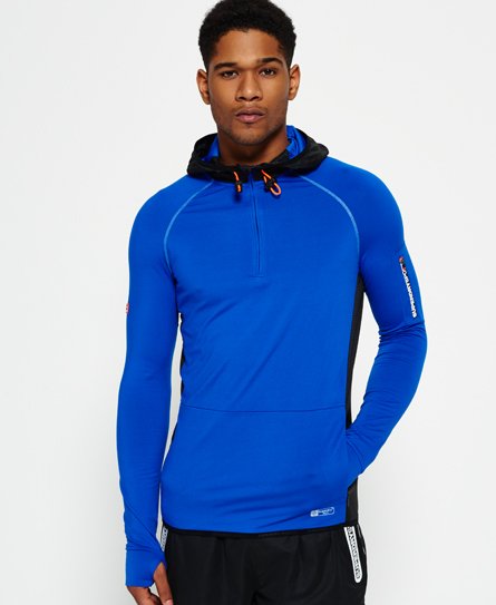 Superdry Sports Athletic Half Zip Hoodie Sports Athletic Half Zip Hoodie