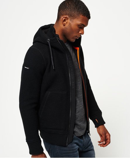 bonded zip hoodie superdry