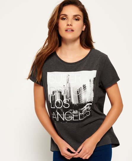Superdry Super Luxe Dry Label Boyfriend T-shirt Super Luxe Dry Label Boyfriend T-shirt