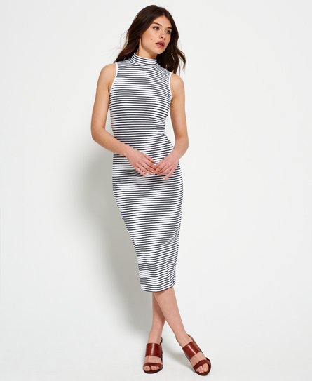 Superdry Midi-jurk met trechterhals Midi-jurk met trechterhals