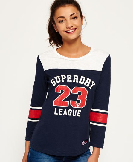Superdry Tri League Baseball -pusero Tri League Baseball -pusero