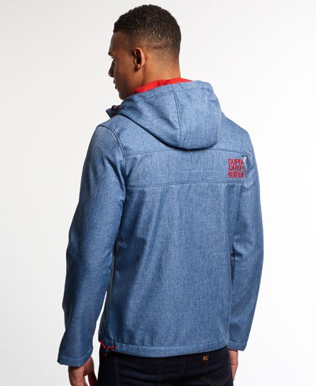 Superdry WINDTREKKER - Veste mi-saison - new navy marl/black/bleu 