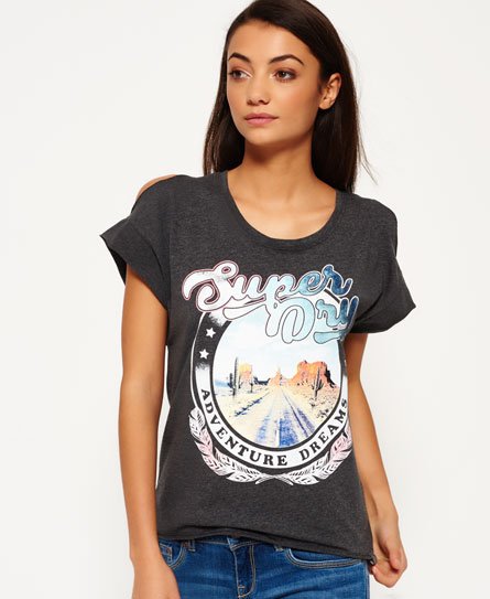 Superdry Desert Nevada Shoulder -t-paita Desert Nevada Shoulder -t-paita