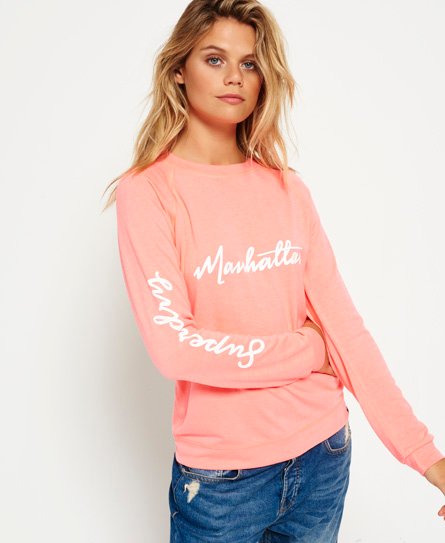 Superdry New York City-genser med rund hals New York City-genser med rund hals