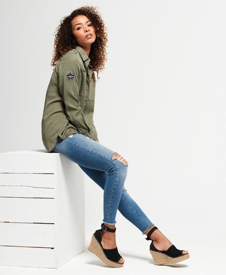 Superdry Lora skjorte i lyocell Lora skjorte i lyocell
