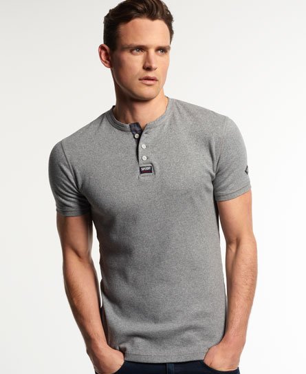 Superdry Heritage Grandad-Shirt Heritage Grandad-Shirt