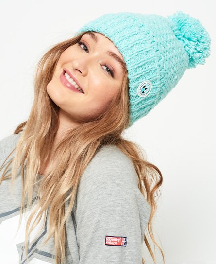 Superdry Gehäkelte Clarrie Beaniemütze Gehäkelte Clarrie Beaniemütze