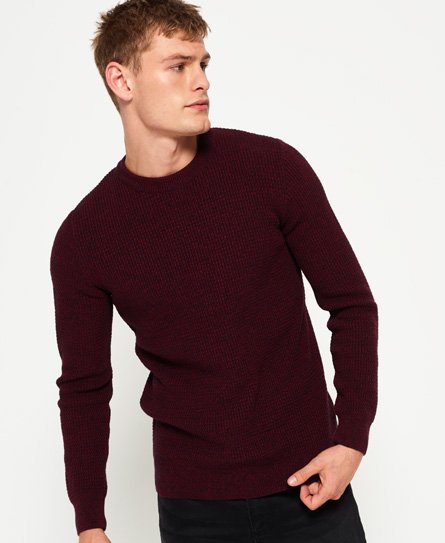 superdry waffle jumper