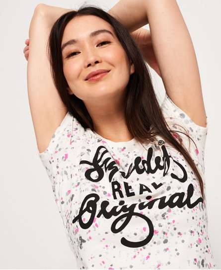 Superdry Real Original Paint T-Shirt Real Original Paint T-Shirt