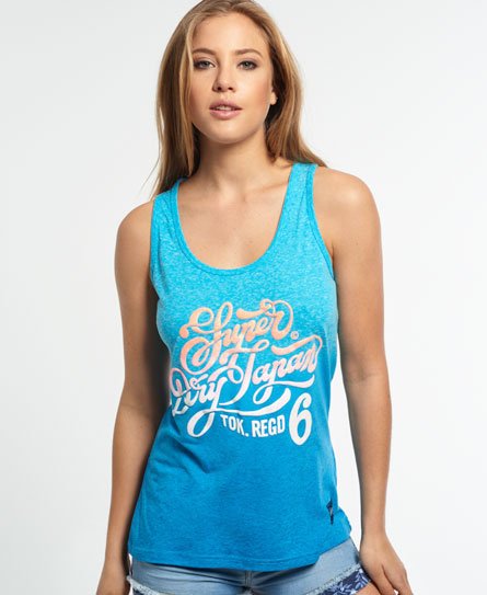 Superdry Regd 6 Dip Dye Vest Top Regd 6 Dip Dye Vest Top