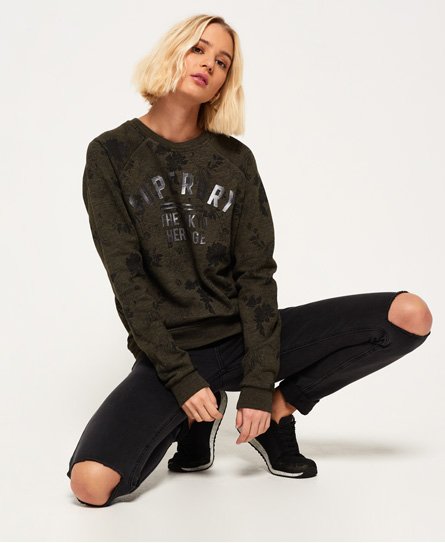 Superdry Laurier trøje med gennemgående print Laurier trøje med gennemgående print