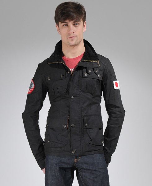 superdry wax jacket