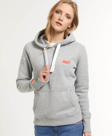 superdry orange label hoodie womens