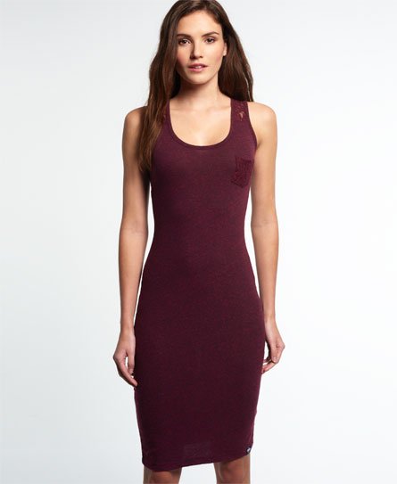 Superdry Essentials Rugged Lace midi-jurk Essentials Rugged Lace midi-jurk
