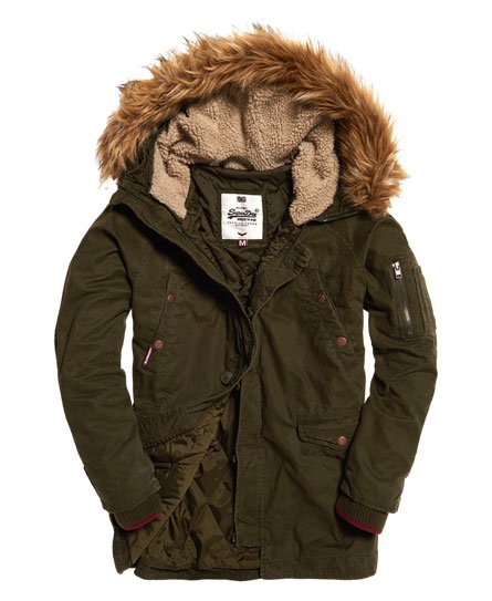 Superdry rookie heavy shop weather tiger parka