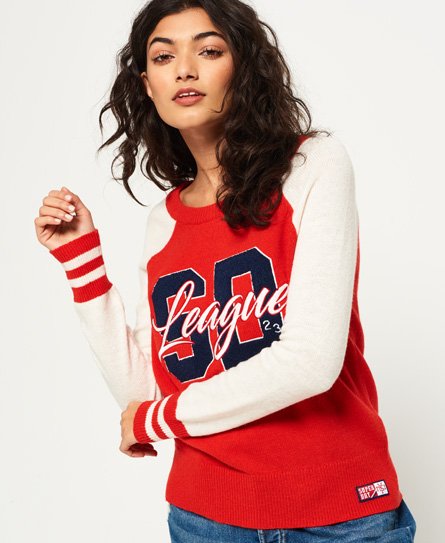 Superdry Team SD Varsity Knit Jumper Team SD Varsity Knit Jumper