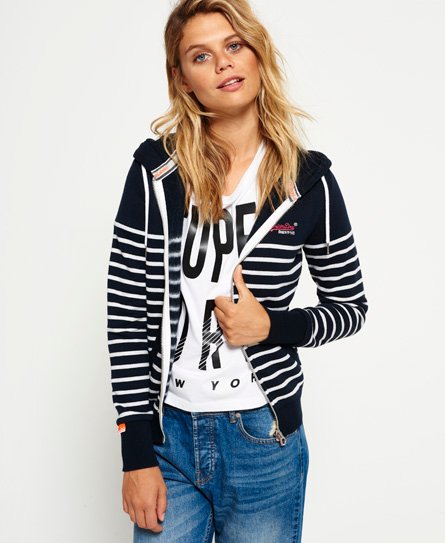 Superdry Orange Label All Over Print Zip hoodie Orange Label All Over Print Zip hoodie