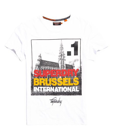 Superdry Box Photo City Brussels T-shirt Box Photo City Brussels T-shirt