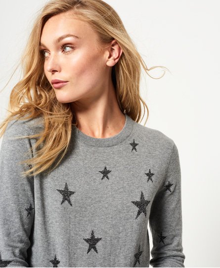 Superdry Star Jacquard Strickpullover Star Jacquard Strickpullover 73041