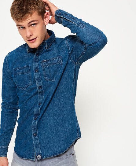 Superdry Rookie Loom Riveter skjorte Rookie Loom Riveter skjorte