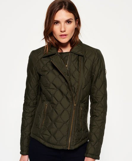 Superdry Cary Quilted MC-jakke Cary Quilted MC-jakke