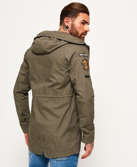 Rookie Aviator Patched Parka Jacket