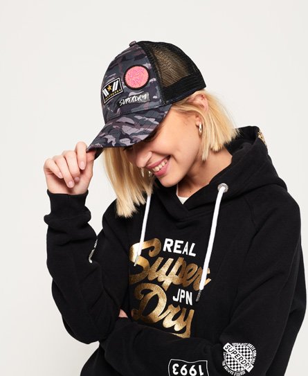 superdry camo cap