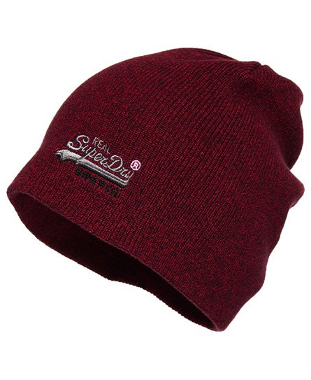 Superdry Basic Beaniemütze mit Stickerei Basic Beaniemütze mit Stickerei