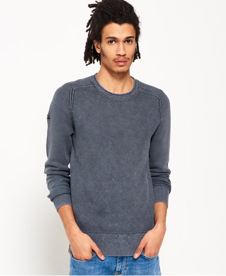 Superdry Garment Dye L.A Textured Crew Jumper Garment Dye L.A Textured Crew Jumper 73738