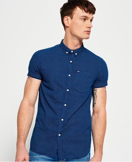 Superdry London Loom overhemd met korte mouwen London Loom overhemd met korte mouwen