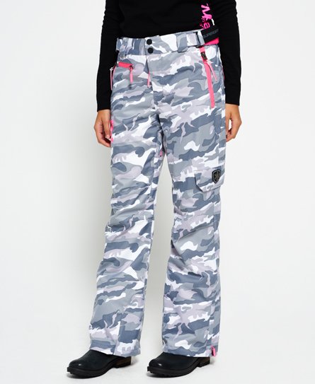 Womens - Ultimate Snow Pants in Snow Camo | Superdry