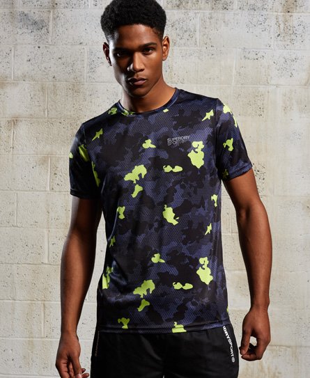 Superdry Sport Tech All Over Print T-Shirt Sport Tech All Over Print T-Shirt 70543