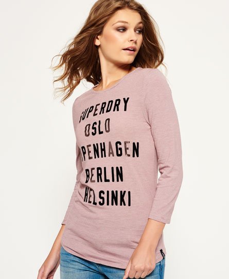 Superdry T-shirt Nordic Stripe Inner City T-shirt Nordic Stripe Inner City