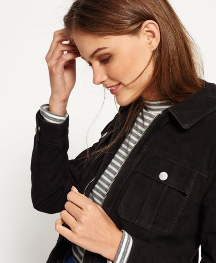Superdry Suede Billie Bomber Jacket Suede Billie Bomber Jacket