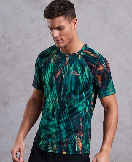 Superdry T-shirt Active z nadrukiem na całości T-shirt Active z nadrukiem na całości75762