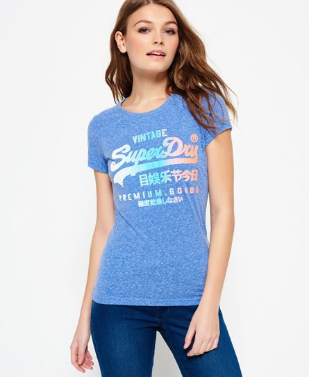 Superdry Vintage Logo Tri Colour Fade T-shirt Vintage Logo Tri Colour Fade T-shirt