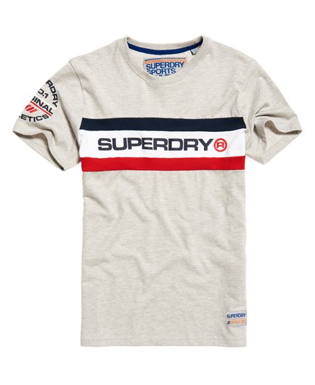Superdry Camiseta con franja en el pecho Trophy Camiseta con franja en el pecho Trophy