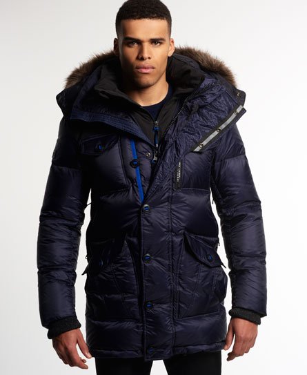 Superdry Atmosphererix Military Down Parka Jacket Men s Mens Jackets