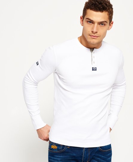 Superdry Kraagloos Heritage shirt Kraagloos Heritage shirt