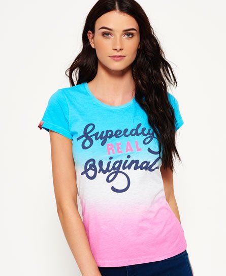 Superdry Real Original Fresh Dip Dye T-shirt Real Original Fresh Dip Dye T-shirt
