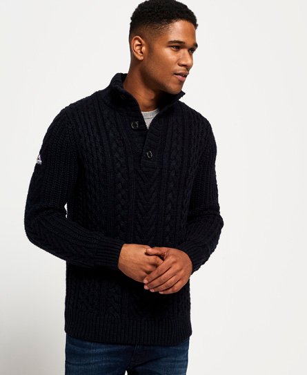 Superdry Mariner Henley Jumper Mariner Henley Jumper