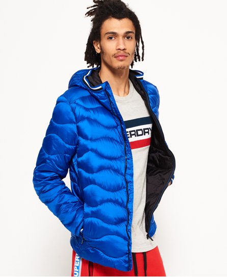 Superdry Wave Quilt Hooded Jacket Wave Quilt Hooded Jacket