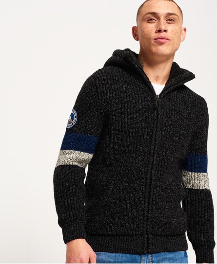 Superdry Henley Downhill-hettegenser med glidelås Henley Downhill-hettegenser med glidelås