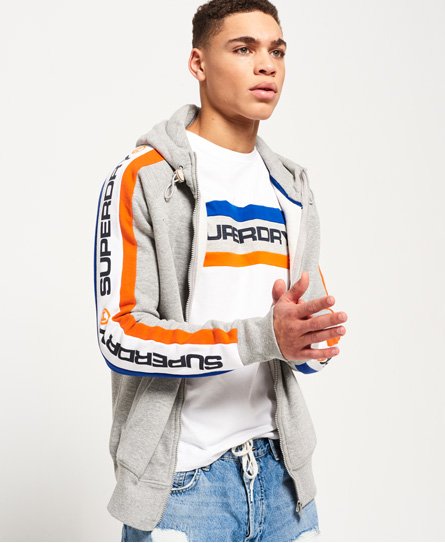 Superdry Trophy Sleeve Panel hoodie met rits Trophy Sleeve Panel hoodie met rits