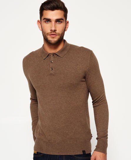 Superdry Orange Label gebreide polotrui Orange Label gebreide polotrui