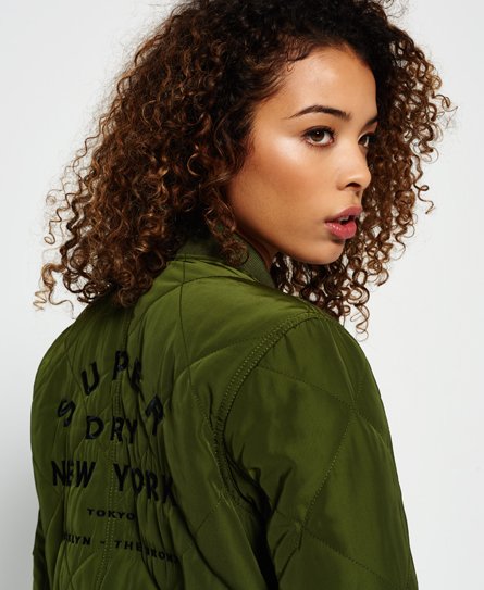 Superdry Quilted Utility Bomber Jacket Quilted Utility Bomber Jacket