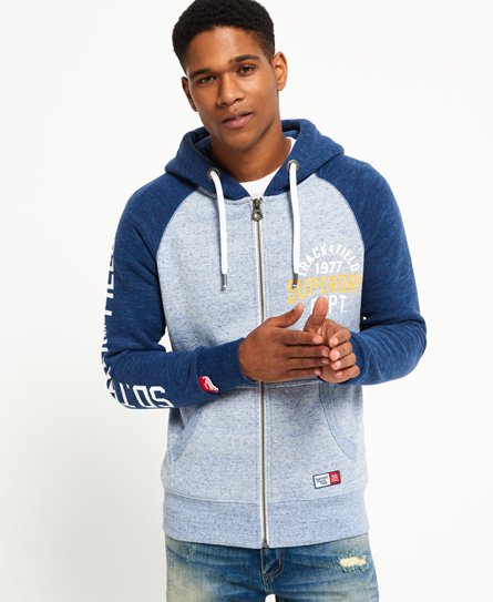 Superdry Trackster Baseball-hettegenser med glidelås Trackster Baseball-hettegenser med glidelås
