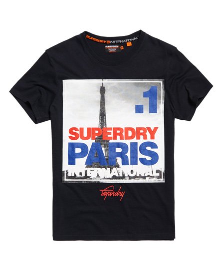 Superdry Box Photo City Paris T-Shirt Box Photo City Paris T-Shirt