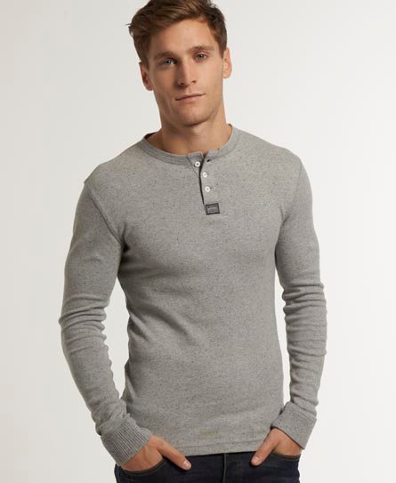 Superdry Heritage Nep Grandad Shirt Heritage Nep Grandad Shirt