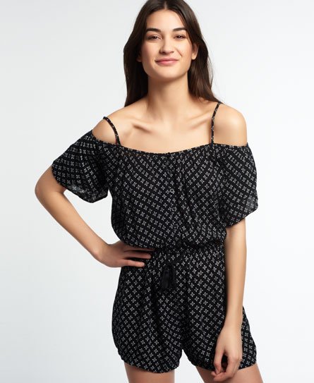 Superdry Peekaboo playsuit med print Peekaboo playsuit med print